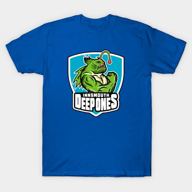 Innsmouth Deep Ones (Alt Print) T-Shirt by Miskatonic Designs